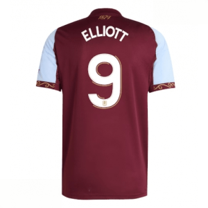 Echipament fotbal Aston Villa Harvey Elliott #9 Tricou Acasa 2025-26 pentru bărbați