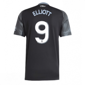 Echipament fotbal Aston Villa Harvey Elliott #9 Tricou Deplasare 2025-26 pentru bărbați