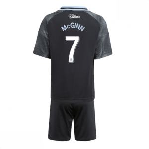 Echipament fotbal Aston Villa John McGinn #7 Tricou Deplasare 2025-26 pentru copii tricou și pantaloni