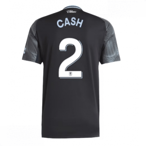 Echipament fotbal Aston Villa Matty Cash #2 Tricou Deplasare 2025-26 pentru bărbați