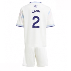Echipament fotbal Aston Villa Matty Cash #2 Tricou Treilea 2025-26 pentru copii tricou și pantaloni