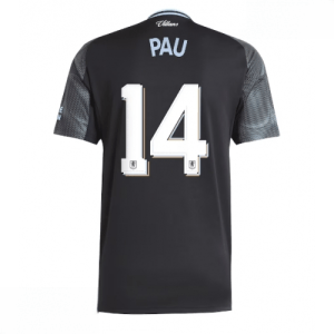 Echipament fotbal Aston Villa Pau Torres #14 Tricou Deplasare 2025-26 pentru bărbați
