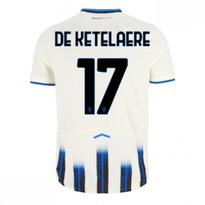 Echipament fotbal Atalanta Charles De Ketelaere #17 Tricou Deplasare 2025-26 pentru bărbați