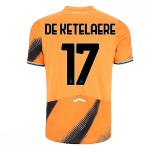 Echipament fotbal Atalanta Charles De Ketelaere #17 Tricou Treilea 2025-26 pentru bărbați