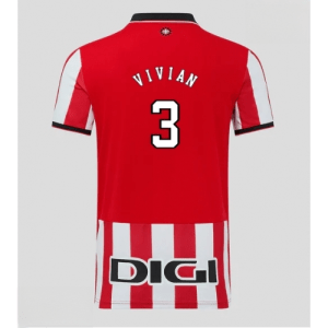 Echipament fotbal Athletic Bilbao Dani Vivian #3 Tricou Acasa 2025-26 pentru bărbați
