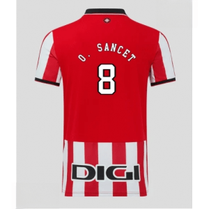 Echipament fotbal Athletic Bilbao Oihan Sancet #8 Tricou Acasa 2025-26 pentru bărbați