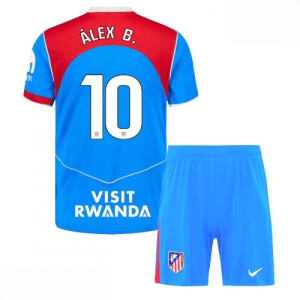 Echipament fotbal Atletico Madrid Alex Baena #10 Tricou Treilea 2025-26 pentru copii + șort