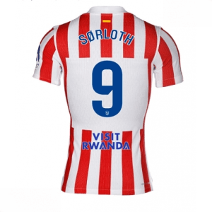 Echipament fotbal Atletico Madrid Alexander Sorloth #9 Tricou Acasa 2025-26 pentru bărbați