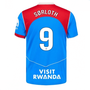 Echipament fotbal Atletico Madrid Alexander Sorloth #9 Tricou Treilea 2025-26 pentru bărbați