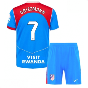 Echipament fotbal Atletico Madrid Antoine Griezmann #7 Tricou Treilea 2025-26 pentru copii + șort