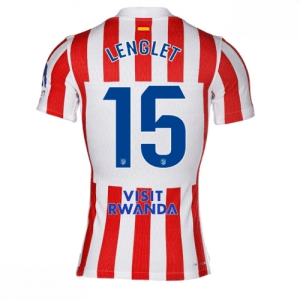 Echipament fotbal Atletico Madrid Clement Lenglet #15 Tricou Acasa 2025-26 pentru bărbați
