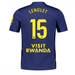 Echipament fotbal Atletico Madrid Clement Lenglet #15 Tricou Deplasare 2025-26 pentru bărbați