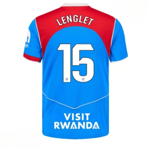 Echipament fotbal Atletico Madrid Clement Lenglet #15 Tricou Treilea 2025-26 pentru bărbați