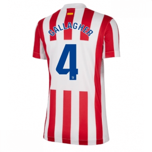 Echipament fotbal Atletico Madrid Conor Gallagher #4 Tricou Acasa 2025-26 pentru femei mânecă scurtă