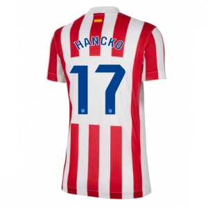 Echipament fotbal Atletico Madrid David Hancko #17 Tricou Acasa 2025-26 pentru femei mânecă scurtă