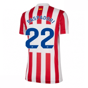 Echipament fotbal Atletico Madrid Giacomo Raspadori #22 Tricou Acasa 2025-26 pentru femei mânecă scurtă