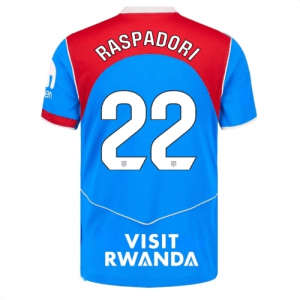 Echipament fotbal Atletico Madrid Giacomo Raspadori #22 Tricou Treilea 2025-26 pentru bărbați