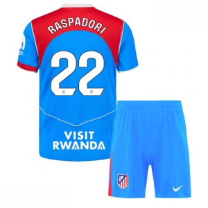 Echipament fotbal Atletico Madrid Giacomo Raspadori #22 Tricou Treilea 2025-26 pentru copii + șort