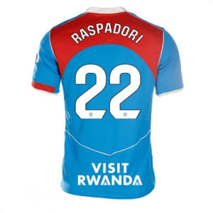 Echipament fotbal Atletico Madrid Giacomo Raspadori #22 Tricou Treilea 2025-26 pentru femei mânecă scurtă