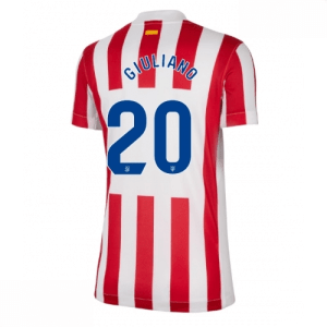 Echipament fotbal Atletico Madrid Giuliano Simeone #20 Tricou Acasa 2025-26 pentru femei mânecă scurtă
