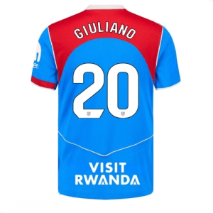 Echipament fotbal Atletico Madrid Giuliano Simeone #20 Tricou Treilea 2025-26 pentru bărbați