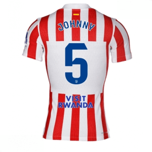 Echipament fotbal Atletico Madrid Johnny Cardoso #5 Tricou Acasa 2025-26 pentru bărbați