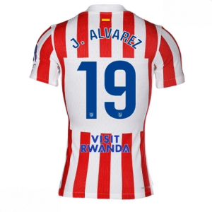 Echipament fotbal Atletico Madrid Julian Alvarez #19 Tricou Acasa 2025-26 pentru bărbați