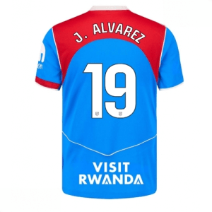 Echipament fotbal Atletico Madrid Julian Alvarez #19 Tricou Treilea 2025-26 pentru bărbați