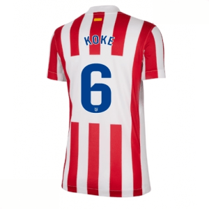 Echipament fotbal Atletico Madrid Koke #6 Tricou Acasa 2025-26 pentru femei mânecă scurtă