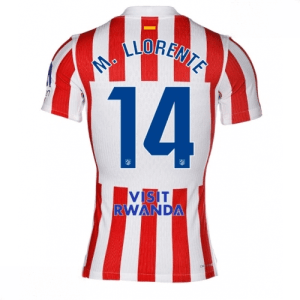 Echipament fotbal Atletico Madrid Marcos Llorente #14 Tricou Acasa 2025-26 pentru bărbați