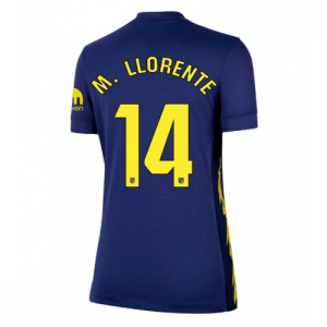 Echipament fotbal Atletico Madrid Marcos Llorente #14 Tricou Deplasare 2025-26 pentru femei mânecă scurtă