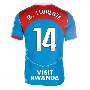 Echipament fotbal Atletico Madrid Marcos Llorente #14 Tricou Treilea 2025-26 pentru femei mânecă scurtă