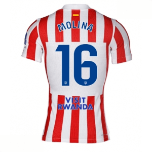 Echipament fotbal Atletico Madrid Nahuel Molina #16 Tricou Acasa 2025-26 pentru bărbați