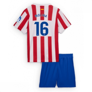 Echipament fotbal Atletico Madrid Nahuel Molina #16 Tricou Acasa 2025-26 pentru copii + șort