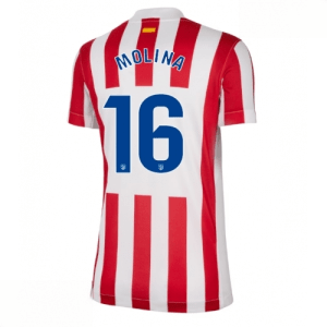 Echipament fotbal Atletico Madrid Nahuel Molina #16 Tricou Acasa 2025-26 pentru femei mânecă scurtă