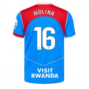 Echipament fotbal Atletico Madrid Nahuel Molina #16 Tricou Treilea 2025-26 pentru bărbați