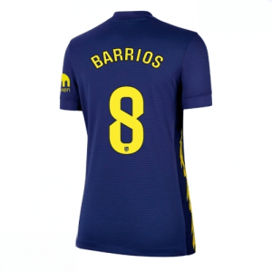 Echipament fotbal Atletico Madrid Pablo Barrios #8 Tricou Deplasare 2025-26 pentru femei mânecă scurtă