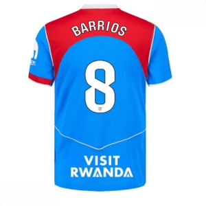 Echipament fotbal Atletico Madrid Pablo Barrios #8 Tricou Treilea 2025-26 pentru bărbați