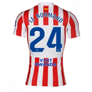 Echipament fotbal Atletico Madrid Robin Le Normand #24 Tricou Acasa 2025-26 pentru bărbați