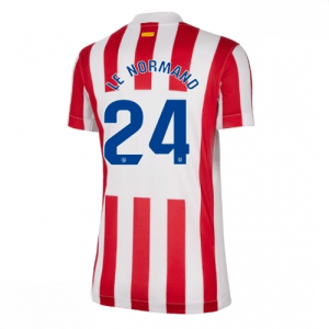 Echipament fotbal Atletico Madrid Robin Le Normand #24 Tricou Acasa 2025-26 pentru femei mânecă scurtă