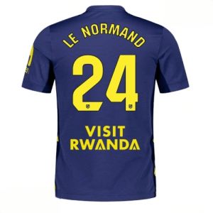 Echipament fotbal Atletico Madrid Robin Le Normand #24 Tricou Deplasare 2025-26 pentru bărbați