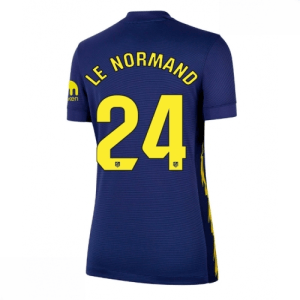Echipament fotbal Atletico Madrid Robin Le Normand #24 Tricou Deplasare 2025-26 pentru femei mânecă scurtă