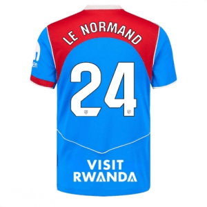 Echipament fotbal Atletico Madrid Robin Le Normand #24 Tricou Treilea 2025-26 pentru bărbați
