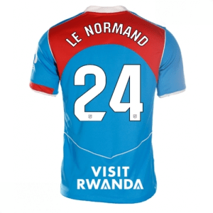 Echipament fotbal Atletico Madrid Robin Le Normand #24 Tricou Treilea 2025-26 pentru femei mânecă scurtă