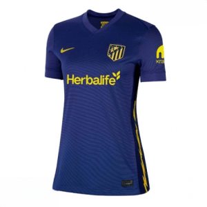 Echipament fotbal Atletico Madrid Tricou Deplasare 2025-26 pentru femei mânecă scurtă