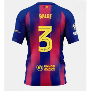 Echipament fotbal Barcelona Alejandro Balde #3 Tricou Acasa 2025-26 pentru bărbați