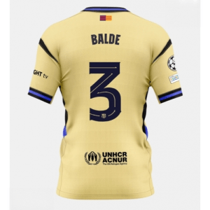 Echipament fotbal Barcelona Alejandro Balde #3 Tricou Deplasare 2025-26 pentru bărbați