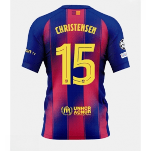 Echipament fotbal Barcelona Andreas Christensen #15 Tricou Acasa 2025-26 pentru bărbați