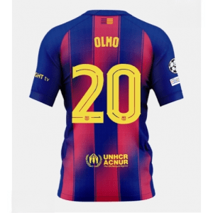 Echipament fotbal Barcelona Dani Olmo #20 Tricou Acasa 2025-26 pentru bărbați