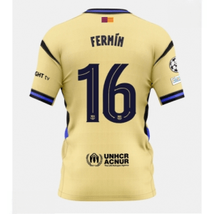 Echipament fotbal Barcelona Fermin Lopez #16 Tricou Deplasare 2025-26 pentru bărbați